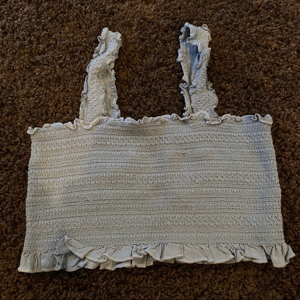 Kendall and Kylie ribbed crop top